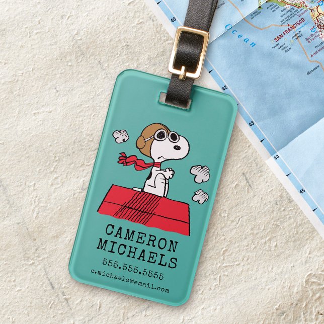 Peanuts | Snoopy the Flying Ace Luggage Tag (Creator Uploaded)