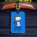 Peanuts | Snoopy The Flying Ace Luggage Tag<br><div class="desc">Travel in style with this Peanuts Snoopy the Flying Ace luggage tag. Featuring Snoopy as his iconic World War I flying ace persona, this tag is both functional and fun, perfect for adding a playful touch to your travel gear. A must-have accessory for Peanuts fans, it helps you easily identify...</div>