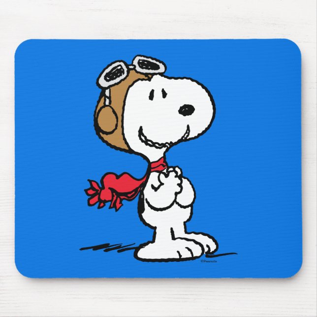 Peanuts | Snoopy The Flying Ace Mouse Mat (Front)