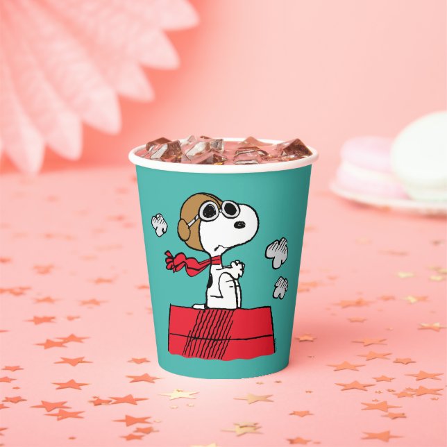 Peanuts | Snoopy the Flying Ace Paper Cups (Insitu)