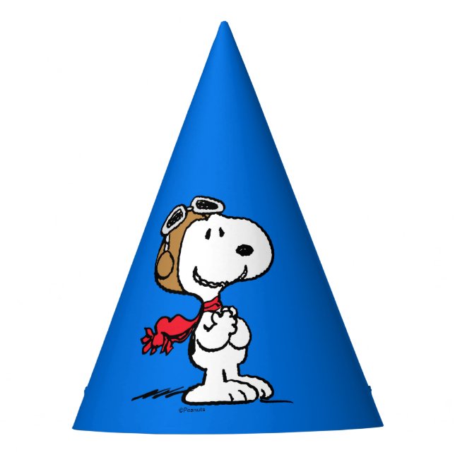 Peanuts | Snoopy The Flying Ace Party Hat (Front)