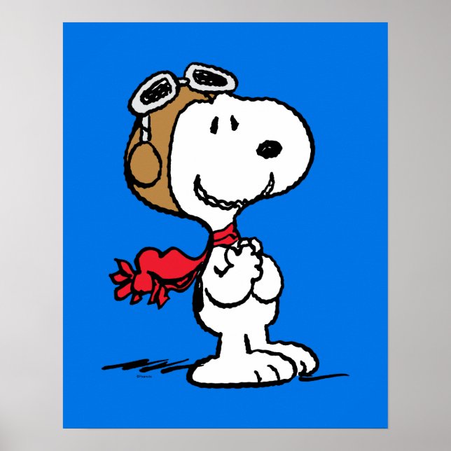 Peanuts | Snoopy The Flying Ace Poster (Front)