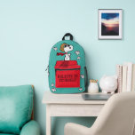 Peanuts | Snoopy the Flying Ace Printed Backpack<br><div class="desc">This cute Peanuts design features Snoopy as the World War I flying ace reading to take on the Red Baron of Germany.</div>