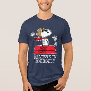 Peanuts   Snoopy the Flying Ace Tri-Blend Shirt