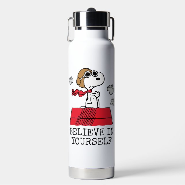 Peanuts | Snoopy the Flying Ace Water Bottle (Front)