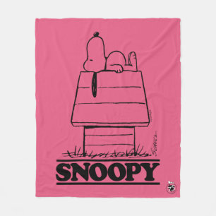 Peanuts   Snoopy The Secret To Life Fleece Blanket