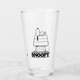 Peanuts   Snoopy The Secret To Life Glass