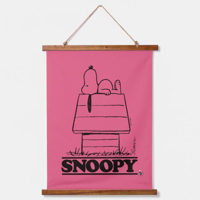 Peanuts | Snoopy The Secret To Life Hanging Tapestry (Front)