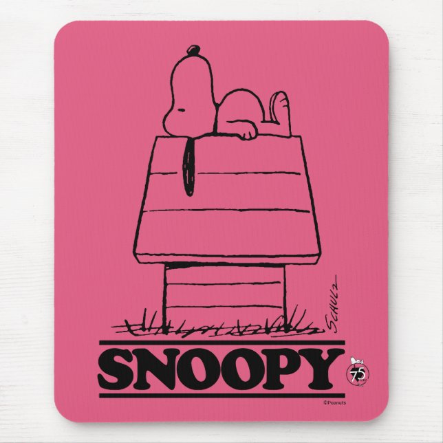 Peanuts | Snoopy The Secret To Life Mouse Mat (Front)