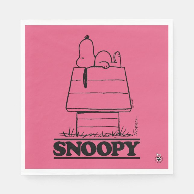 Peanuts | Snoopy The Secret To Life Napkin (Front)