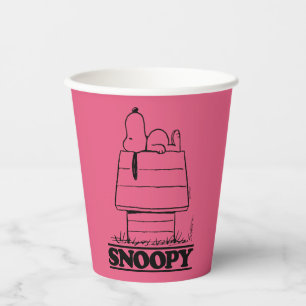 Peanuts   Snoopy The Secret To Life Paper Cups