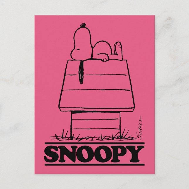 Peanuts | Snoopy The Secret To Life Postcard (Front)