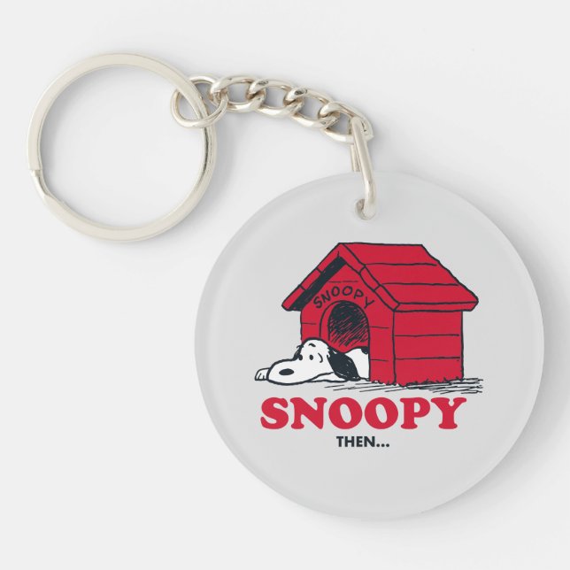 PEANUTS | Snoopy Then & Now Key Ring (Front)