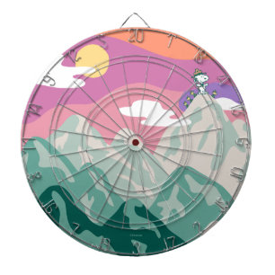 Peanuts   Snoopy & Troop Hiking the Mountain Dartboard