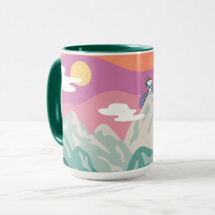 Peanuts   Snoopy & Troop Hiking the Mountain Mug
