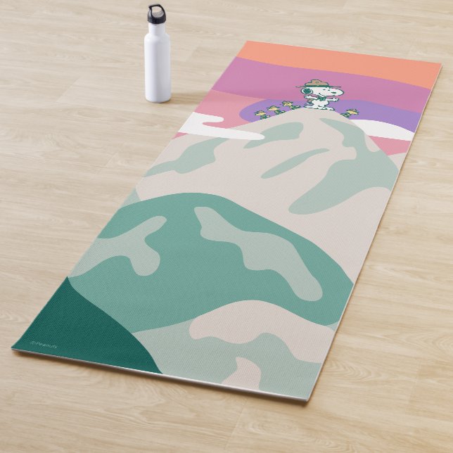 Peanuts | Snoopy & Troop Hiking the Mountain Yoga Mat (In Situ)