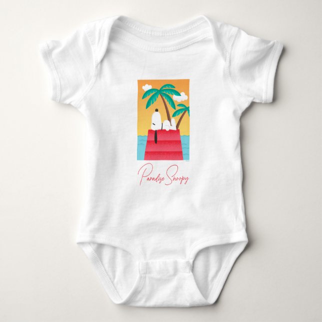 Peanuts | Snoopy Tropical Deco Dreams Baby Bodysuit (Front)