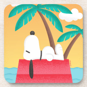 Peanuts Snoopy Tropical Deco Dreams Coaster