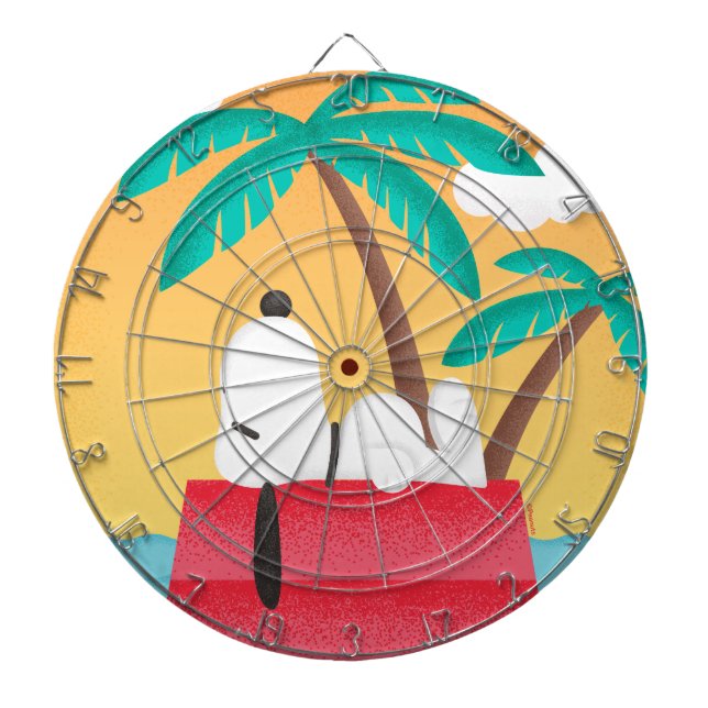 Peanuts | Snoopy Tropical Deco Dreams Dartboard (Front)