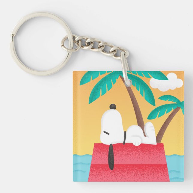 Peanuts | Snoopy Tropical Deco Dreams Key Ring (Front)