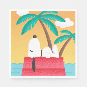 Peanuts Snoopy Tropical Deco Dreams Napkin