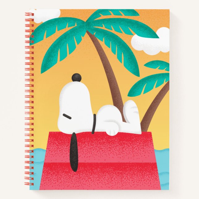 Peanuts | Snoopy Tropical Deco Dreams Notebook (Front)