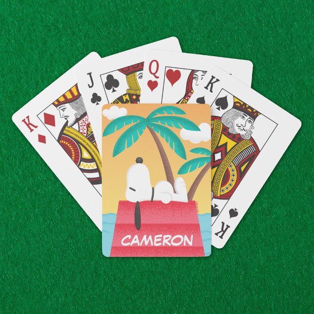 Peanuts | Snoopy Tropical Deco | Playing Cards (Creator Uploaded)