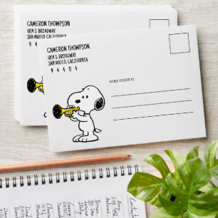 Peanuts   Snoopy Trumpet Player Envelope
