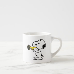Peanuts   Snoopy Trumpet Player Espresso Cup