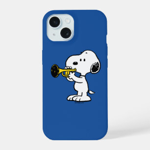 Peanuts   Snoopy Trumpet Player iPhone 15 Case