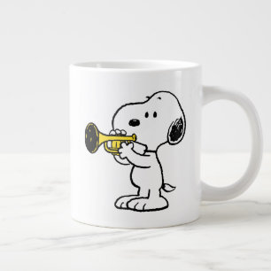Peanuts   Snoopy Trumpet Player Large Coffee Mug