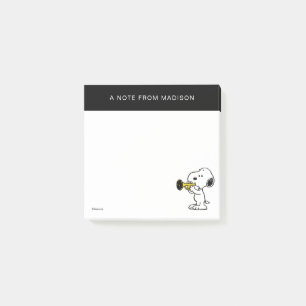 Peanuts   Snoopy Trumpet Player Post-it Notes