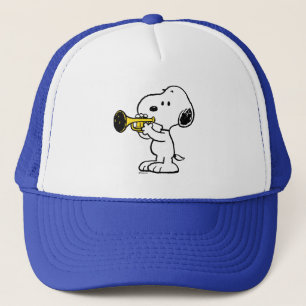 Peanuts   Snoopy Trumpet Player Trucker Hat
