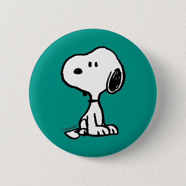 Peanuts | Snoopy Turns 6 Cm Round Badge (Front)