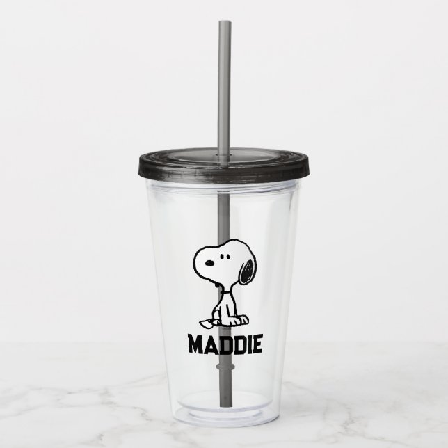 Peanuts | Snoopy Turns Acrylic Tumbler (Front)