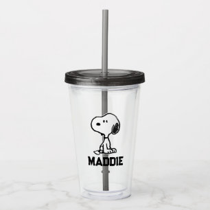 Peanuts Snoopy Turns Add Your Name Acrylic Tumbler