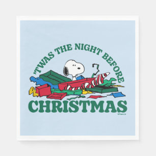Peanuts   Snoopy 'Twas the Night Before Christmas Napkin