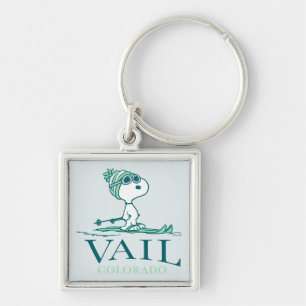 Peanuts Snoopy Vail Colorado Key Ring