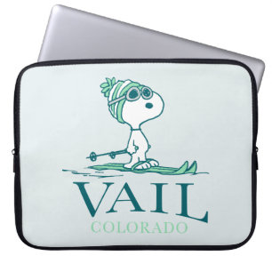 Peanuts   Snoopy Vail Colorado Laptop Sleeve