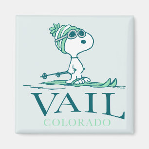Peanuts Snoopy Vail Colorado Magnet