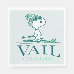 Peanuts Snoopy Vail Colorado Napkin