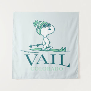 Peanuts Snoopy Vail Colorado Tapestry