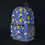 Peanuts | Snoopy Vampire Pattern Printed Backpack<br><div class="desc">Check out this fun Peanuts Halloween design featuring Snoopy and Woodstock.</div>