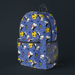 Peanuts | Snoopy Vampire Pattern Printed Backpack<br><div class="desc">Check out this fun Peanuts Halloween design featuring Snoopy and Woodstock.</div>