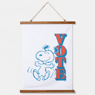 Peanuts Snoopy - Vote Hanging Tapestry
