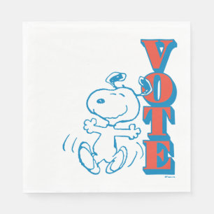 Peanuts   Snoopy - Vote Napkin