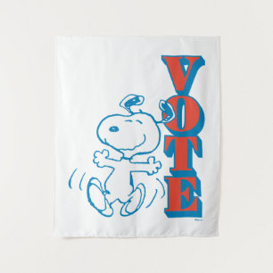 Peanuts Snoopy - Vote Tapestry