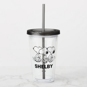 Peanuts Snoopy Walking Tall Acrylic Tumbler