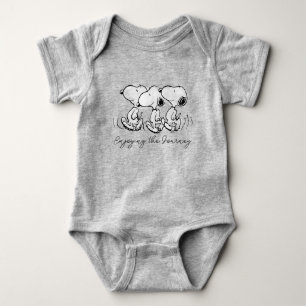 Peanuts Snoopy Walking Tall Baby Bodysuit