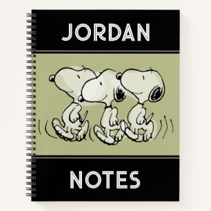 Peanuts Snoopy Walking Tall Notebook